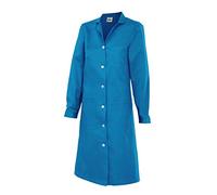 Velilla 908 Bata Mujer Manga Larga, Color Celeste, Talla 40