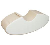 Velinda Mecedora Bean Bloque de Espuma niños para Jugar en guarderías Salas de Juegos (Color: Blanco, Capuccino)