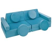 Velinda Sofá Modular para Juegos, sofá Modular Infantil, Muebles Familiares, Juego de Bloques de construcción (Color Turquesa)