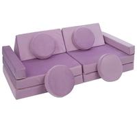 Velinda Sofá Modular para Juegos, sofá Modular, sofá Infantil, Muebles Familiares, Juego de Bloques de construcción (Color Erika)