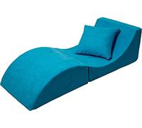 Velinda Sofá Plegable, cómodo, Relajante, 3 en 1, Puff, Mesa