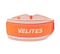 Velites Cinturón Lumbar para levantamiento de peso I Cinturón Halterofilia I Sujeción y comodidad I Para peso muerto, sentadillas, levantamientos, ejercicos con cargas máximas. (Orange, X-Large)