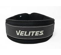 Velites Cinturón Lumbar para levantamiento de peso I Cinturón Halterofilia I Sujeción y comodidad I Para peso muerto, sentadillas, levantamientos, ejercicos con cargas máximas. (Negro, Large)