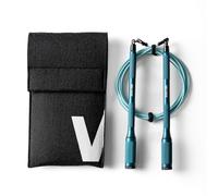 Velites - Comba Cyclone Oficial de CrossFit® Games - Color Blue - Bolsa de Transporte Incluida - Cuerda para Saltos Dobles, Triples y Crossovers - Mangos Extraíbles