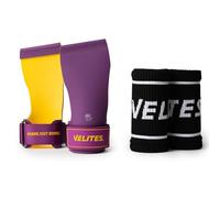 Velites I Calleras Quad Ultra Sin Magnesio I para Atletas de Crosstraining o Gimnasia I Mejora Tus Resultados y consigue Tus Objetivos I Talla XL I Color Purple Mustard.