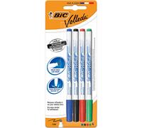 Velleda 3086120027247 rotulador negro, azul, verde, rojo 4 pieza(s)