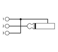 Velleman caa01 cambiador de género para cable xlr 6,35mm acero inoxid