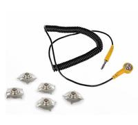 Velleman Cable de puesta a tierra, 1.8 m, plátano, hoja negra