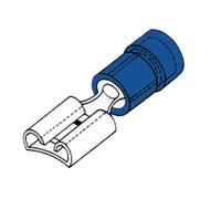 Velleman Conector Hembra FBF6, Azul, 6,4 mm, Juego de 10 Unidades