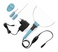 Velleman Cortador de poliestireno 3 en 1 con hilo caliente cuchillo caliente y lápiz de grabado incluye adaptador 5V y soporte 8W calentamiento rápido 10s ideal para modelismo manualidades y