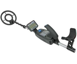 Velleman Detector de Metales con Bobina de busqueda Impermeable de 22 cm, Profundidad hasta 27 cm, Pantalla LCD, sensibilidad y discriminacion Ajustables, conexion para Auriculares, para Playa y