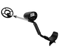 Velleman Detector de Metales para Principiantes con Bobina de búsqueda Impermeable de 18 cm, indicador analógico, Profundidad de detección hasta 12 cm, mástil Ajustable y conexión para Auriculares