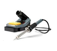 Velleman estación de soldadura 48 W con indicador LED y regulación manual de temperatura 160-480 °C, ideal para electrónica, bricolaje y reparaciones