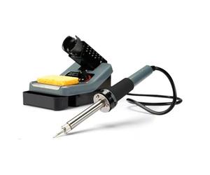 Velleman estación de soldadura 48 W con indicador LED y regulación manual de temperatura 160-480 °C, ideal para electrónica, bricolaje y reparaciones