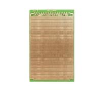 Velleman Eurocard, 100 x 160 mm, 3 contactos por isla, una cara, Eurodin DIN41612 y DIN41617, epoxy FR-4, verde