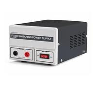 Velleman Fuente de alimentación de laboratorio, conmutación, no control, 13.8 Vdc/10 A, limitación de flujo, resistente al cortocircuito, gris