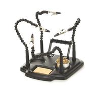 Velleman Herramienta de tercera mano conveniente con 4 brazos, soporte de soldadura y diversas aplicaciones, soldadura por PCB, grabado en madera, pintura de vidrio