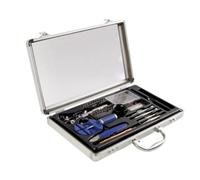 Velleman Herramienta Herramienta para relojeros, 13 piezas, en una caja de aluminio con cubierta transparente, color metálico