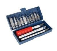 Velleman Juego de corte de precisión, con soporte de cuchilla y cuchillas de reemplazo, 13 piezas