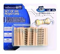 Whadda k/res-e12 assortimento di resistenze a film di carbone assiale