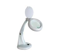 Velleman Lámpara de Aumento, lámpara de Ahorro de energía de la Ronda 12W, Dioptre 3 + 12, Ideal para Trabajos de precisión, Blanco