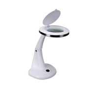Velleman lámpara lupa led con base, lupa con luz 6 w, 30 leds, aument