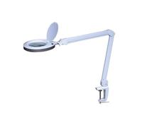 Velleman Lámpara Lupa LED con Pinza, Lupa con luz 8 W, 60 Leds, Aumento 3X, Lente de 8 dioptrías 127 mm, luz Diurna 6500 K, para Lectura, Diamond Painting, Hobby, Belleza y precisión