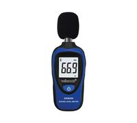 Velleman Medidor de nivel de sonido digital, 30-130 dB, pantalla LCD, cierre automático, con parabrisas, compacto