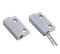 Velleman Mini Contacto magnético con Interruptor de láminas, NC, para la instalación en la Ventana y/o los Marcos de Las Puertas, la conexión de Alambre, Blanco
