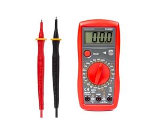 Velleman Multímetro digital, adecuado para medir la corriente de CA/CC, voltaje de CA/CC, resistencia, diodos y continuidad, incluidos los cables de las pruebas