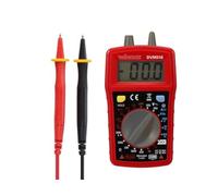 Velleman Multímetro digital, CAT III 300 V/CAT II 500 V, 10 A, 1999 recuentos, indicador de batería, incluye pilas y cables de prueba, apto para uso en interiores y exteriores