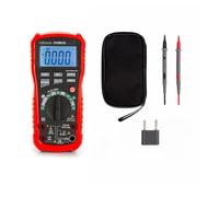 Velleman Multímetro digital, retención de datos, detección de voltaje sin contacto, con función min/max/rel, adecuada para medir la corriente de CA/CC, voltaje de CA/CC, resistencia, frecuencia,