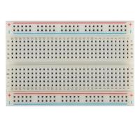 Velleman Placa de pruebas, sin soldaduras, 400 contactos, compatible con Arduino, ABS, gris
