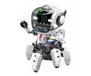 Velleman Robot Educativo Tobbie II con Micro:bit, Kit Stem programable con sensores y Motor, aprende programación con Este Robot Interactivo para jóvenes y Adultos, Funciona con Pilas