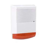 Velleman Sirena falsa LED intermitente rojo inalámbrica a batería IP44