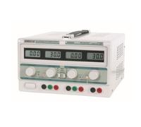 Velleman Suministro de Laboratorio, Ajustable, 2 x 0-30 VCC/0-3 A, + 5 VCC Fijo/3 A, limitación de Corriente, protección contra Cortocircuitos, 4 LCD, Pantallas Grises