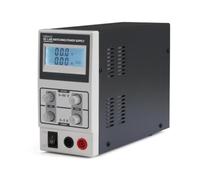 Velleman Suministro de Laboratorio, Corte, Ajustable, 0-60 VCC/0-5 A, limitación de Corriente, protección contra Cortocircuitos, Pantalla LCD, Gris