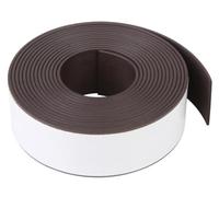 Velleman Tira magnética flexible, autoadhesivo, 300 x 2.5 cm, negro, ideal para refrigerador o placa magnética