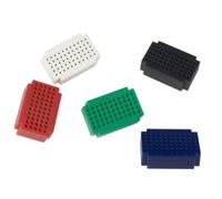 Velleman VTBB6 55 Tie Points Mini Breadboard Set Multicolor 5 Piezas