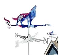 Vellera del Clima | Rosos Retro | Garden Chicken Stake Weathercock | Metal De Metal Rústico Cocck, Adorno De Techo Decorativo para Patio, Cobertizo, Granja, Decoración Al Aire Libre,