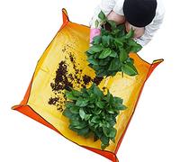 vellichor Estera de jardinería de 100 cm x 100 cm Estera de trasplante Planta de trasplante de jardinería Interior Impermeable, Plegable