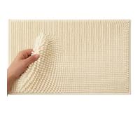 VELLORA Alfombra para después de la Ducha Alfombras de Baño Antideslizante Microfibra Chenille Suave Secado | Estilo Gusano Alfombrilla de baño Ligera