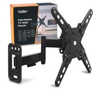 Vellto Soporte TV Pared Mini 13-43 Pulgadas Brazo Articulado Monitor hasta 20 kg MAX. VESA 200x200 mm Giratorio Inclinable Rotativo Universal Montaje Techo Pantalla Curva