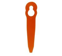 VELLUSTRA 100 x Cuchillas para desbrozadoras Einhell, Bosch, CMI - Cuchillas de plástico adecuadas para desbrozadoras Einhell GE-CT 18 LI, GE-CT 18 LI Kit, Bosch ART26 Accutrim, CMI C-ART-10, 8/17