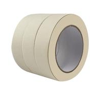 VELLUSTRA Cinta de Enmascarar Profesional, Cinta de Pintor, Removible Sin Residuos Hasta 2 Días Después, Sin Disolventes, 50m x 30 mm Cinta Adhesiva para Pintores, para Pintar y Decorar
