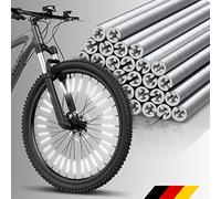 Velmia Reflectores para radios [36 Piezas] - Visibilidad de 360° y fácil Montaje - Reflectantes para radios de Bicicleta con Material Reflectante