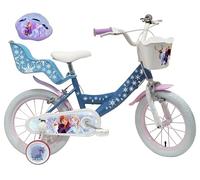 Vélo ATLAS 14 Pulgadas Incluido Bicicleta niños, Frozen y Casco, Azul