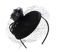 Velo de malla femenina con forma superior para la cabeza, sombreros de primavera para mujer, fiesta de cumpleaños, bajo fotografía, antideslizante, diadema