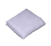 Velo de novia de una sola capa con perla estilo catedral, sin peine, color blanco cremoso(300cm)