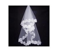 Velo de novia elegante con peine, velo de novia ajustable con encaje drapeado, velo de catedral, vestidos de novia, accesorios nupciales eternos, elementos esenciales de ceremonia de lujo(3m White)